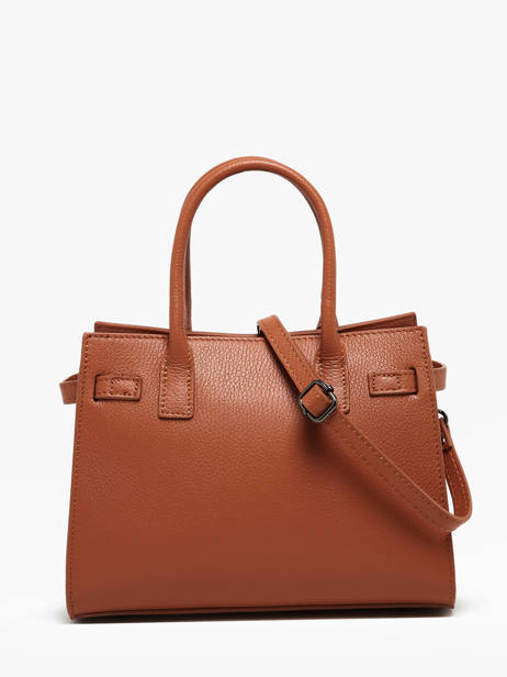 Handtas Caviar Leder Milano Oranje caviar CA24063 ander zicht 4