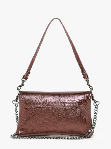 Cross Body Tas Nine Leder Milano Bruin nine NI24063 ander zicht 4