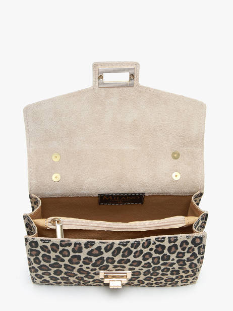 Cross Body Tas Velvet Leopardo Leder Milano Veelkleurig velvet leopardo VL21121 ander zicht 3