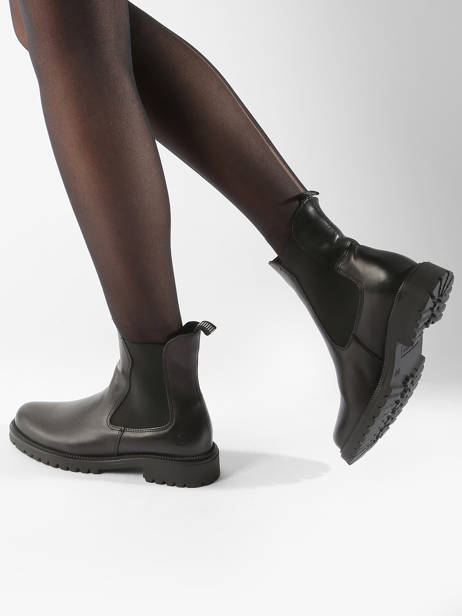 Chelsea Boots Uit Leder Tamaris Zwart women 41 ander zicht 1