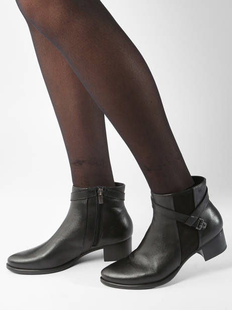 Enkellaarsjes Alegria Uit Leder Dorking Zwart theme D7232 ander zicht 1