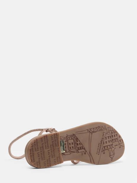 Open Sandalen Uit Leder Les tropeziennes Zilver women HODAXA ander zicht 4