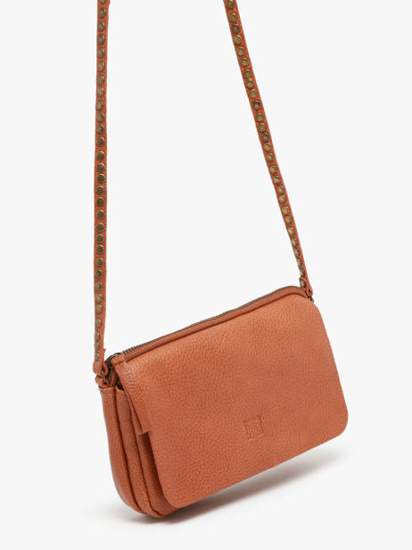 Cross Body Tas Leather Leder Biba Bruin leather BET6L ander zicht 2