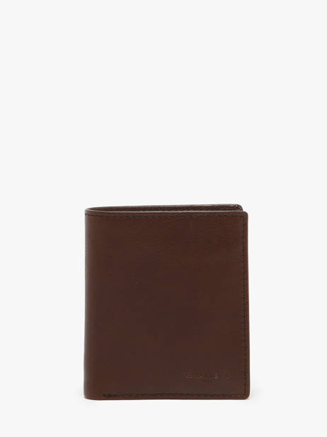 Portemonnee Leder Le tanneur Bruin gary TRA3115