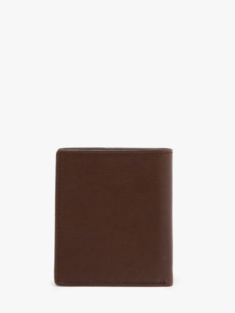 Portemonnee Leder Le tanneur Bruin gary TRA3115 ander zicht 2