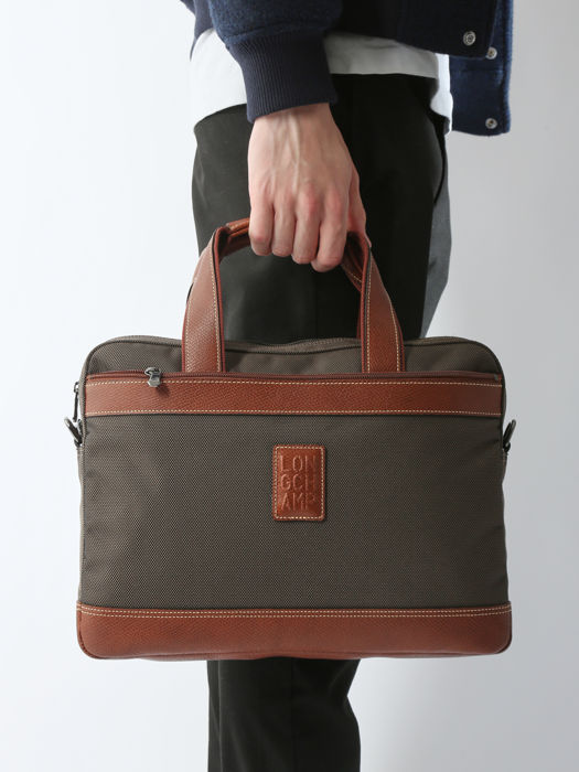Longchamp Boxford Aktetas Groen