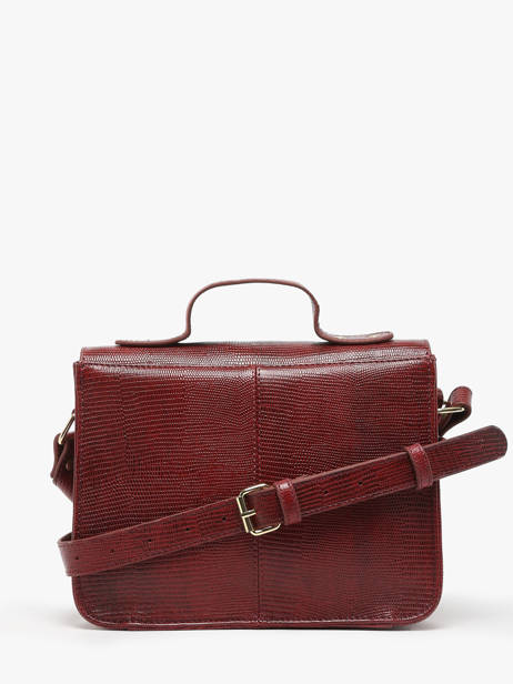 Cross Body Tas La Suite 1960 Leder Paul marius Rood la suite 1960 GEORG960 ander zicht 4