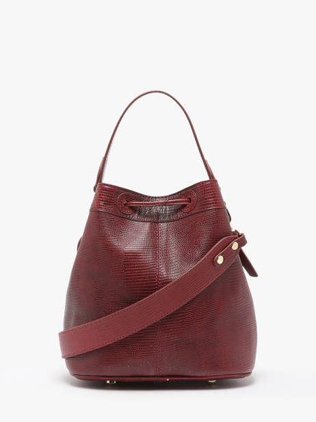 Bucket Bag La Suite 1960 Leder Paul marius Rood la suite 1960 CAPUC960 ander zicht 4