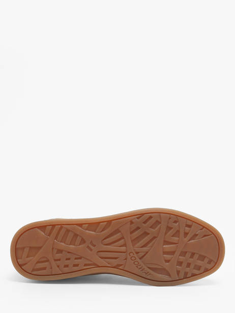 Sneakers Goal Uit Leder Coolway Bruin men 8633595 ander zicht 4