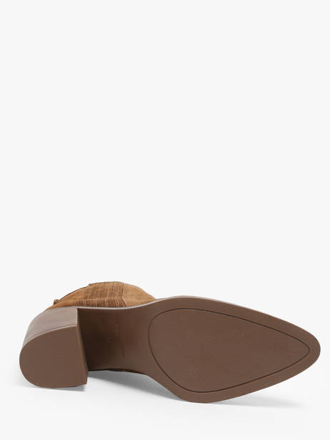 Enkellaarsjes Met Hak Camden Uit Leder Alpe Bruin women 52201101 ander zicht 5