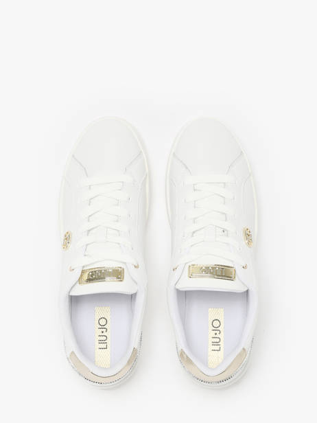 Sneakers Silvia 95 Uit Leder Liu jo Wit accessoires BF4021P0 ander zicht 4