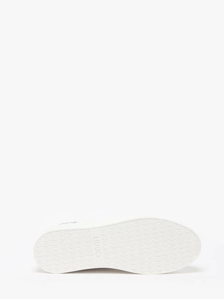 Sneakers Silvia 95 Uit Leder Liu jo Wit accessoires BF4021P0 ander zicht 5