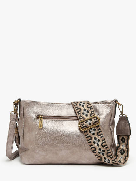Cross Body Tas Sangle Miniprix Zilver sangle B ander zicht 3