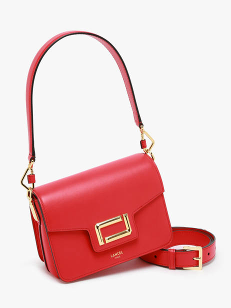 Cross Body Tas Angele Leder Lancel Rood angele A13147 ander zicht 2