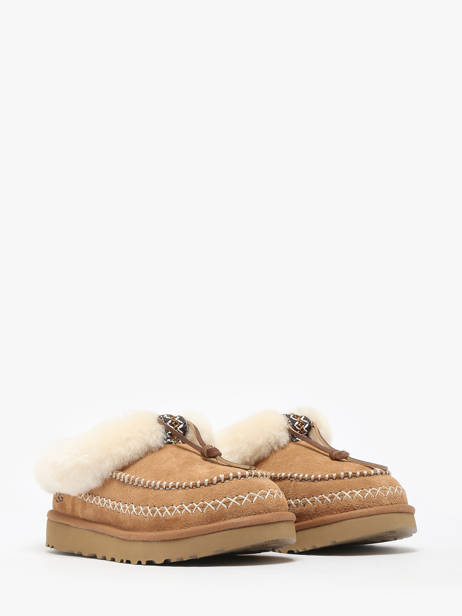 Pantoffels Tasman Alpine Uit Leder Ugg Beige women 1158258 ander zicht 2
