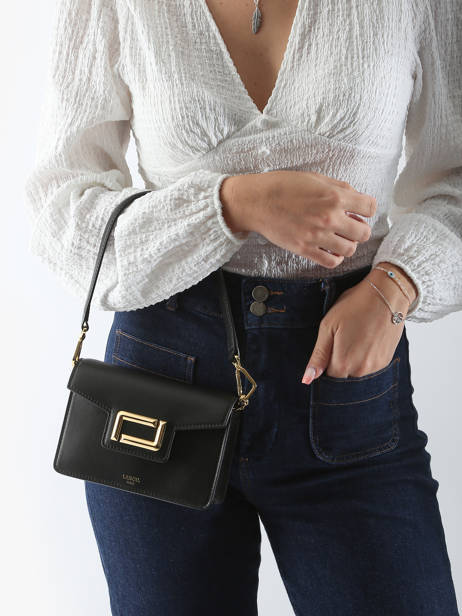 Cross Body Tas Angele Leder Lancel Zwart angele A13275 ander zicht 1