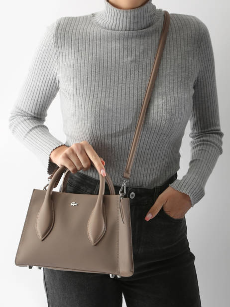 Handtassen Daily City Lacoste Beige daily city NF4761DZ ander zicht 1