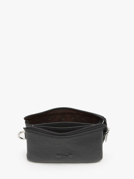 Portemonnee 2 Compartimenten Leder Nathan baume Grijs original n 302N ander zicht 1