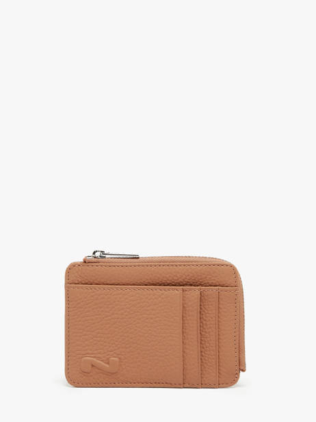 Portemonnee Met Kaarthouder Leder Nathan baume Bruin original n 217N