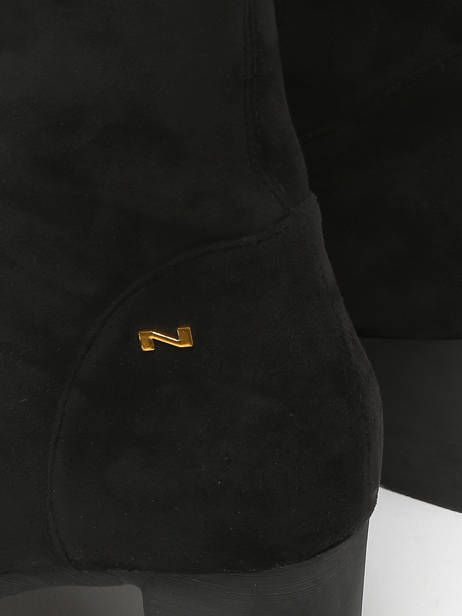 Laarzen Met Hak Uit Leder Nathan baume Zwart women 242N3404 ander zicht 3