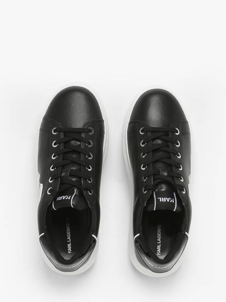 Sneakers Kapri Twin Nft Uit Leder Karl lagerfeld Zwart women KL62524T ander zicht 4