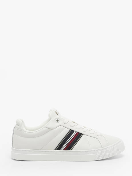 Sneakers Uit Leder Tommy hilfiger Wit women 8110YBL