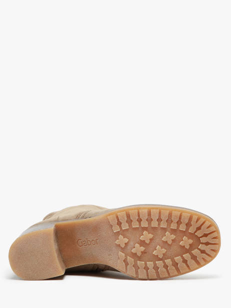 Enkellaarsjes Met Hak Uit Leder Gabor Bruin women 34 ander zicht 5