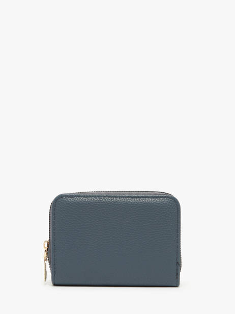 Portemonnee Met Kaarthouder Miniprix Blauw grained 78SM2631