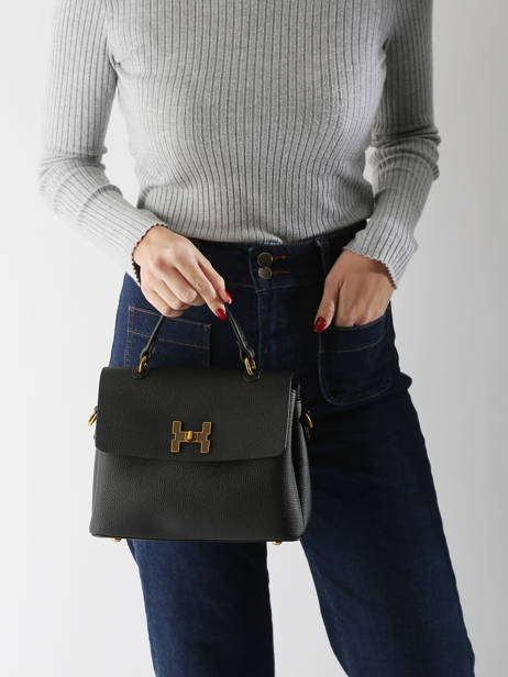 Cross Body Tas Grained Miniprix Zwart grained DQ8688 ander zicht 1