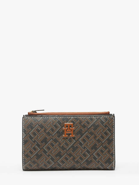 Portefeuille Tommy hilfiger Bruin th monoplay AW16589