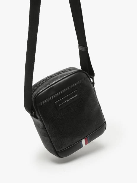Cross Body Tas Tommy hilfiger Zwart business AM12711 ander zicht 2