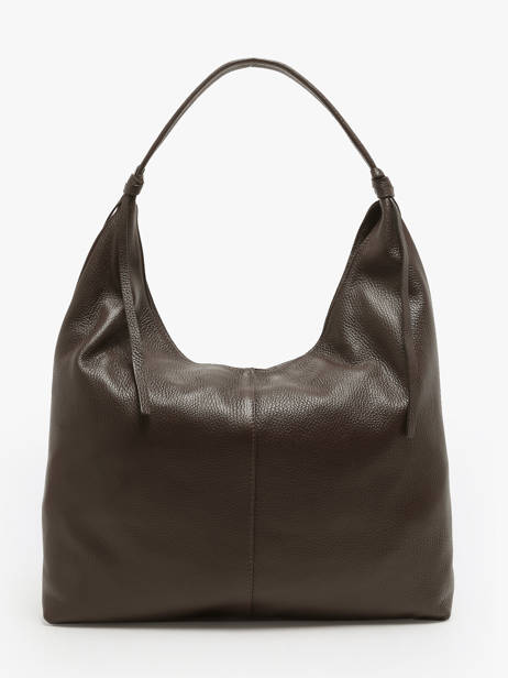 Schoudertas Caviar Leder Milano Bruin caviar CA24091