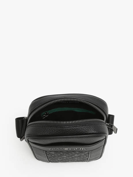 Cross Body Tas Tommy hilfiger Zwart central AM13153 ander zicht 3
