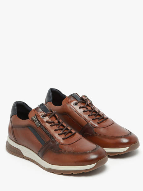 Sneakers Louis Uit Leder Fluchos Bruin men F1600 ander zicht 1