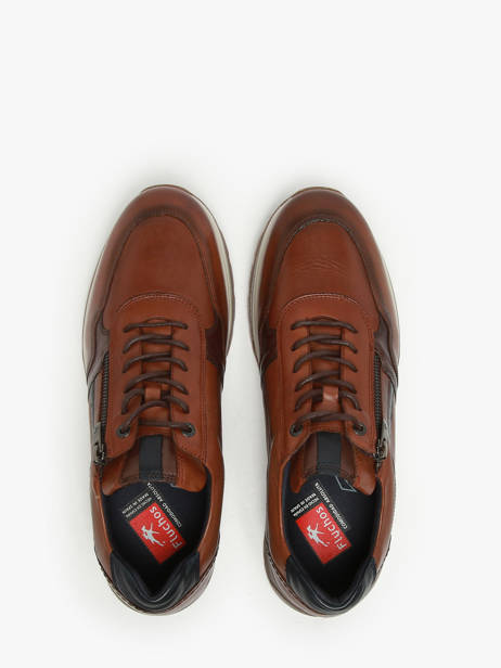 Sneakers Louis Uit Leder Fluchos Bruin men F1600 ander zicht 3