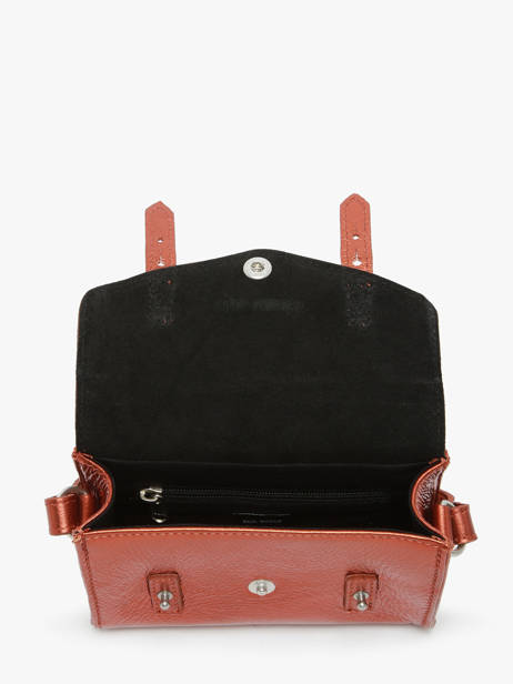 Cross Body Tas Mini Indispensable Ginger Meder Paul marius Oranje ginger MINIGIN ander zicht 3