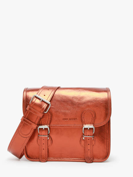 Cross Body Tas La Sacoche S Ginger Leder Paul marius Oranje ginger SACOSGIN