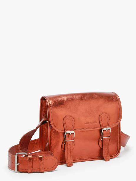 Cross Body Tas La Sacoche S Ginger Leder Paul marius Oranje ginger SACOSGIN ander zicht 2