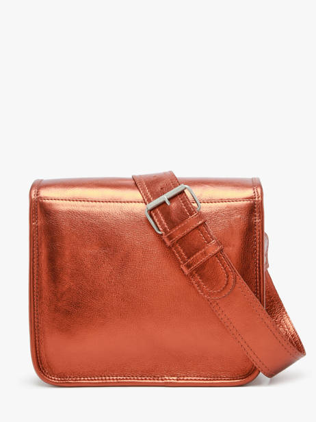 Cross Body Tas La Sacoche S Ginger Leder Paul marius Oranje ginger SACOSGIN ander zicht 4