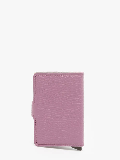 Kaarthouder Leder Secrid Violet pebble MPE ander zicht 2