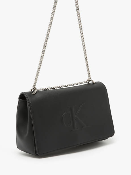 Cross Body Tas Sculpted Calvin klein jeans Zwart sculpted K612727 ander zicht 2