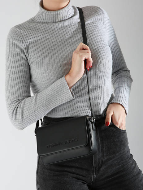 Cross Body Tas Essentiel Polyurethaan Tommy hilfiger Zwart essentiel AW16808 ander zicht 1