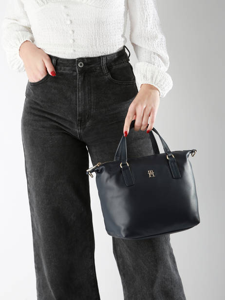 Handtassen Poppy Gerecycleerd Polyester Tommy hilfiger Blauw poppy AW17015 ander zicht 1