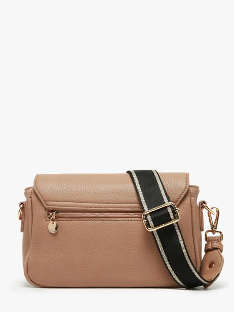 Cross Body Tas Zip Lulu castagnette Bruin zip WILDAN ander zicht 4