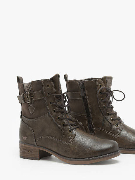 Enkellaarsjes Mustang Bruin women 1229521 ander zicht 2