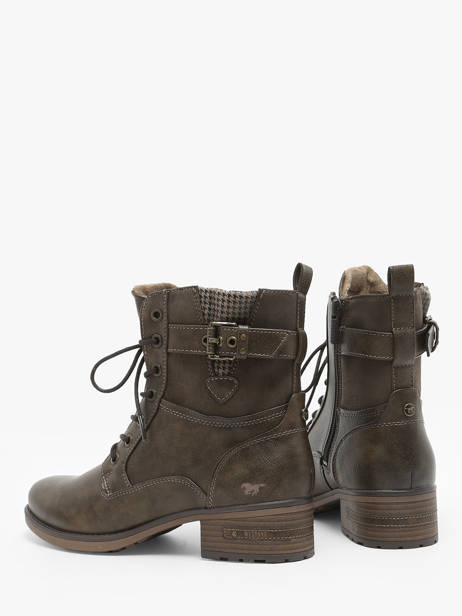 Enkellaarsjes Mustang Bruin women 1229521 ander zicht 3