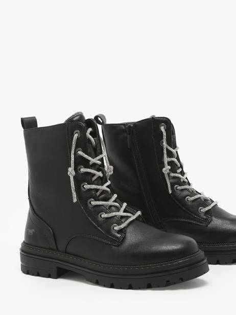 Enkellaarsjes Mustang Zwart women 1404504 ander zicht 2