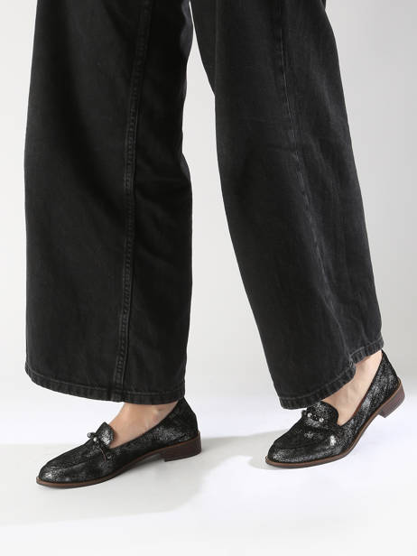 Mocassins Ides Uit Leder Mam'zelle Zwart women CSIUV24 ander zicht 1