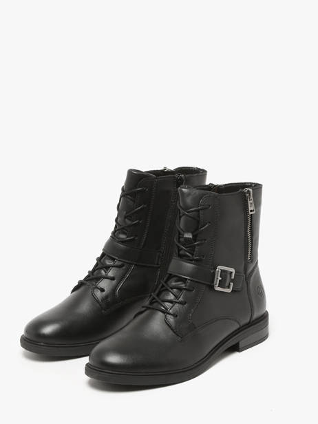 Enkellaarsjes Uit Leder Remonte Zwart women - D1U70-00 ander zicht 2