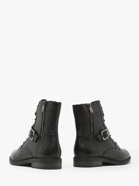 Enkellaarsjes Uit Leder Remonte Zwart women - D1U70-00 ander zicht 3